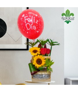 TE QUIERO+GLOBO LATEX